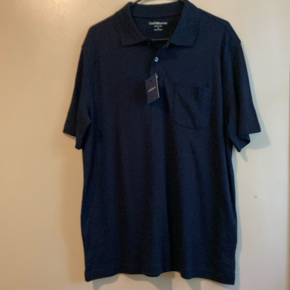 Croft&Barrows Easy Care pullover 3 Button Navy color.